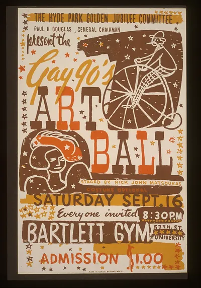 The Hyde Park Golden Jubilee Committee present the Gay 90s Art Ball staged by Nick Jo