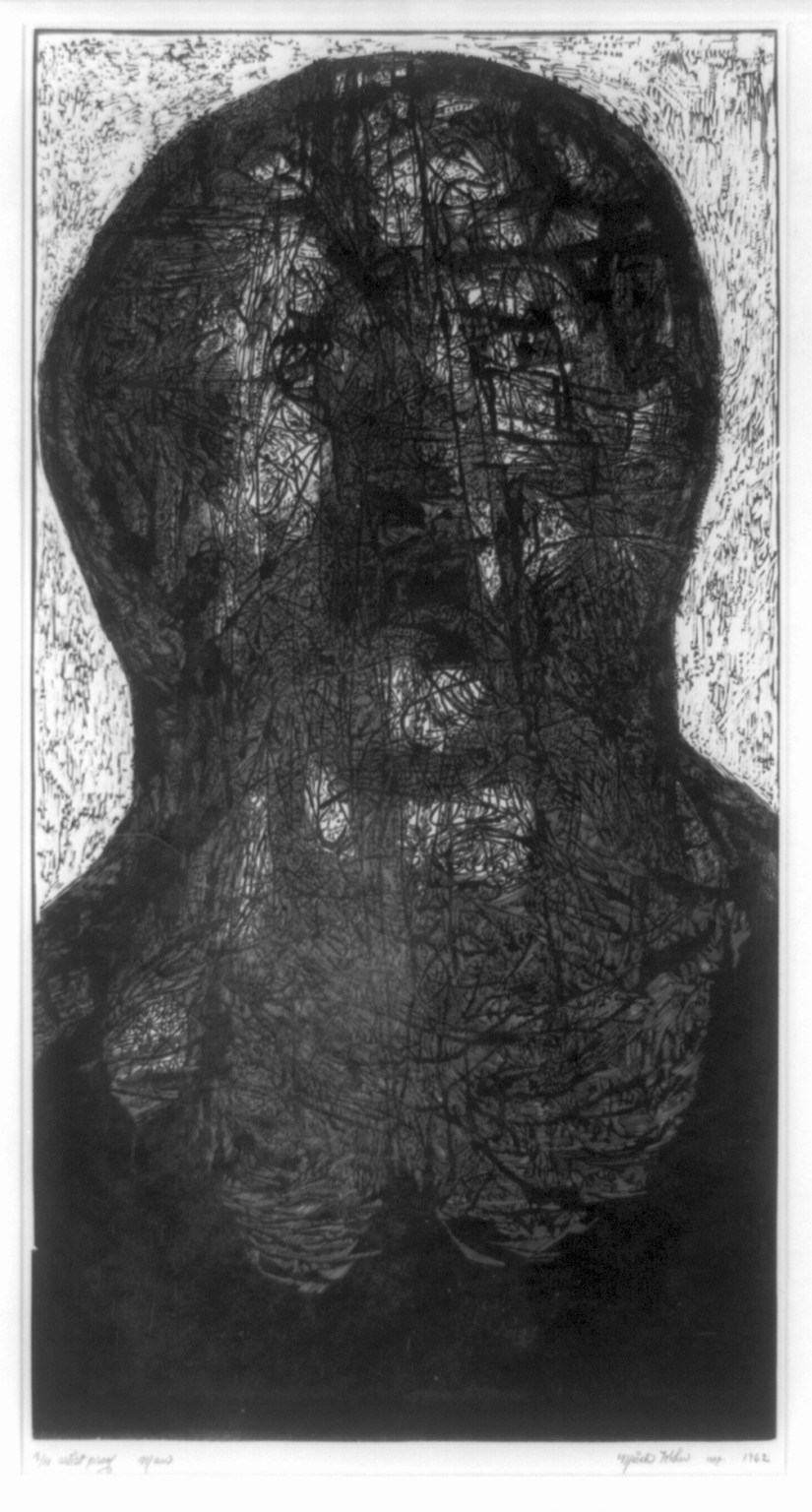 Man / Misch Kohn, imp., 1962 — antique engraving