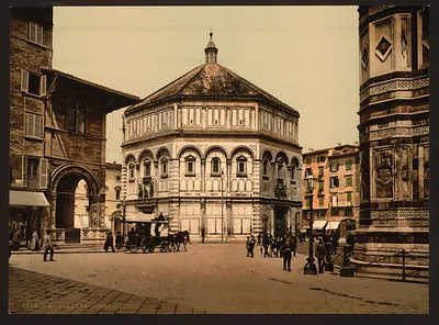 The Baptistry Florence Italy