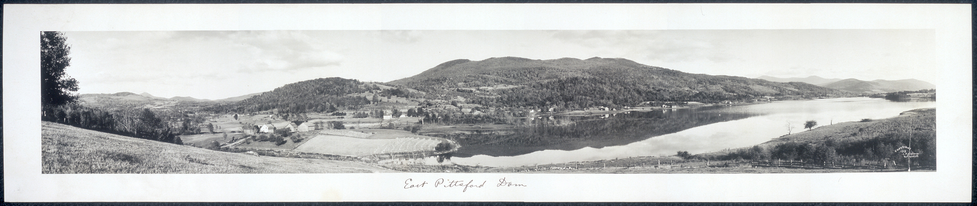 East Pittsford Dam, Vermont, 1913, 1913 — historic image