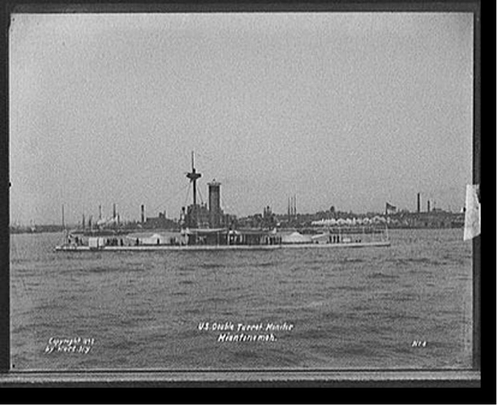 U.S.S. Miantonomoh, c1892. — historic photograph