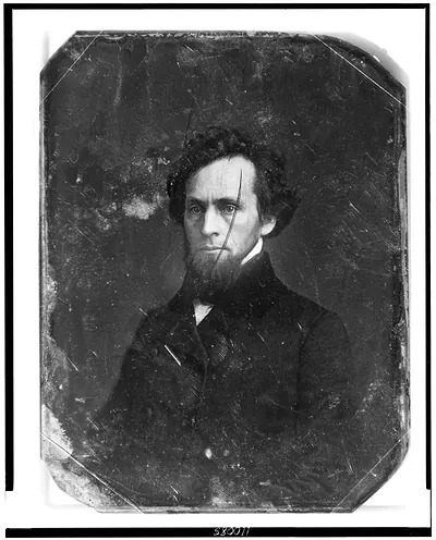 Unidentified man, daguerreotype portrait, about 1844