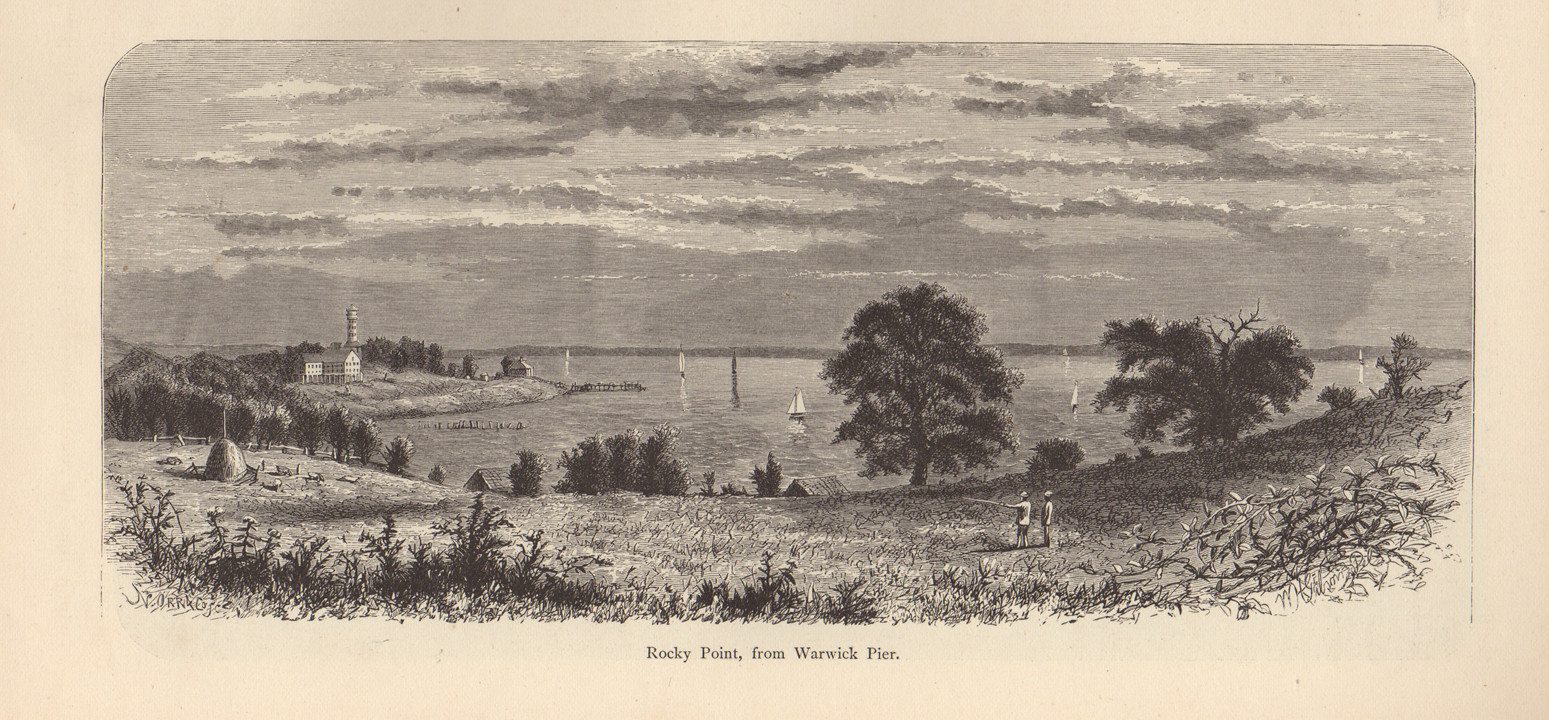 Rocky Point, from Warwick Pier — historic image
