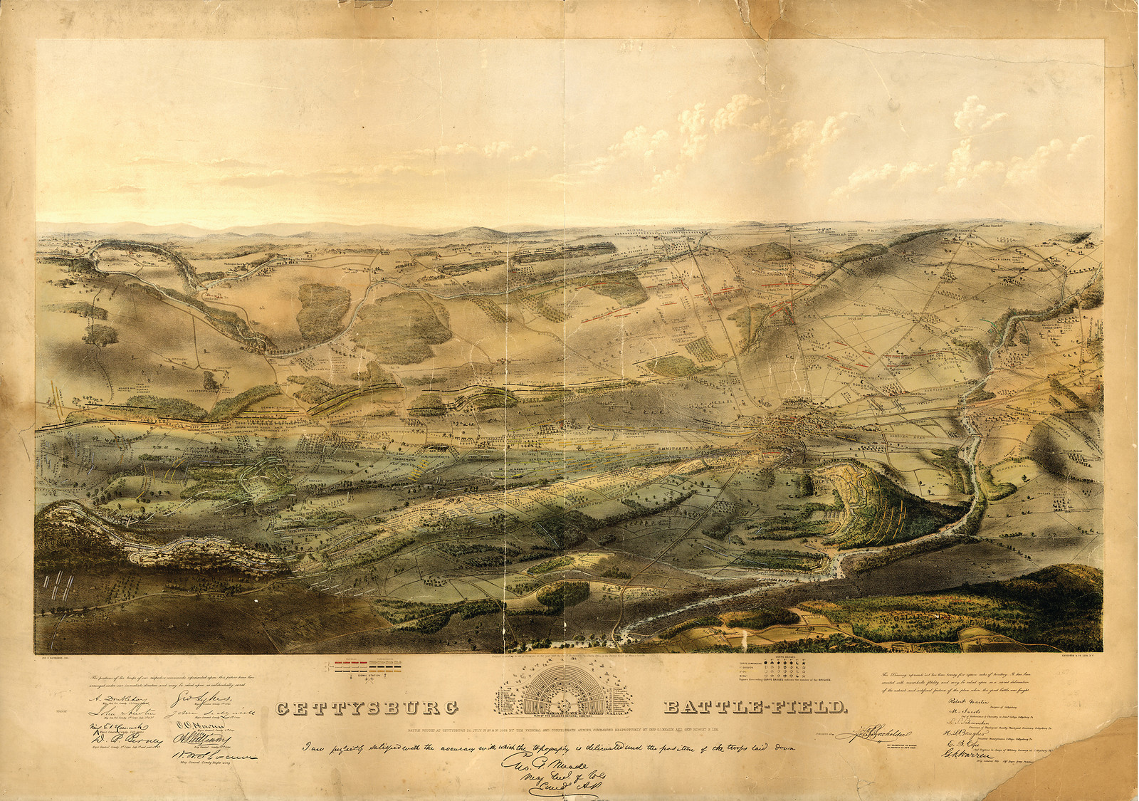 Gettysburg Battle-Field, c. 1863 — historic image