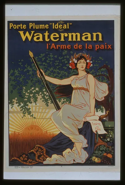 Porte plume Ideal Waterman larme de la paix