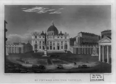 St. Peters and the Vatican / H. Abbot, del. ; J.B. Neagle, sc.