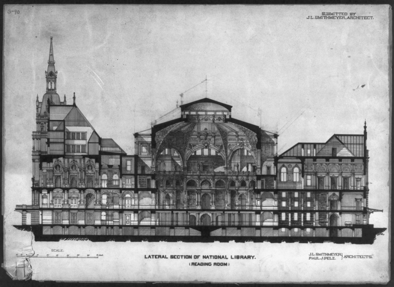 [Library of Congress (National Library") Washington D.C. Section, 2002711904 — historic image
