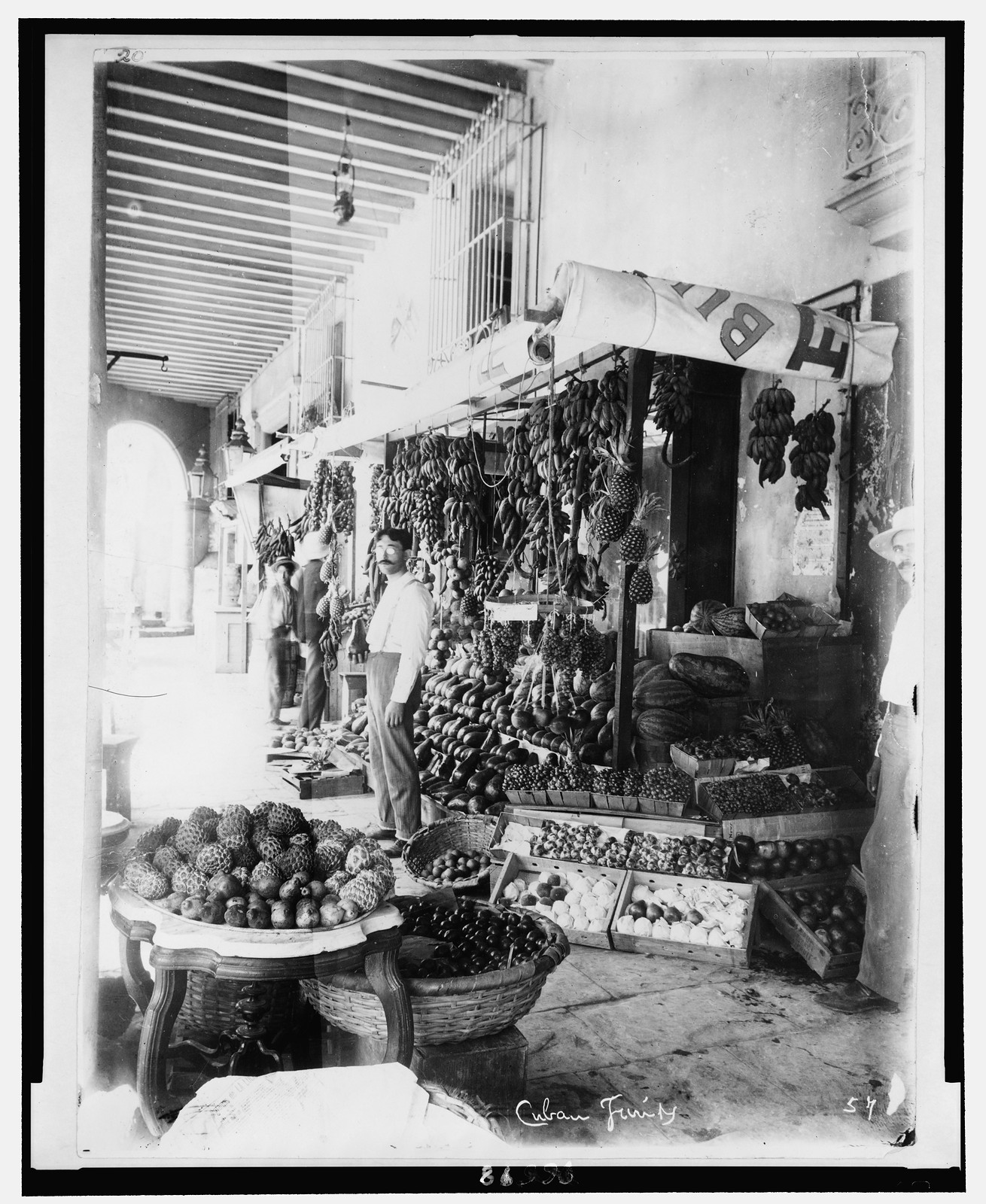 Cuban fruits, [between 1895 and 1920] — historic photograph