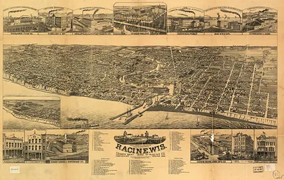Racine, Wisconsin, 1883