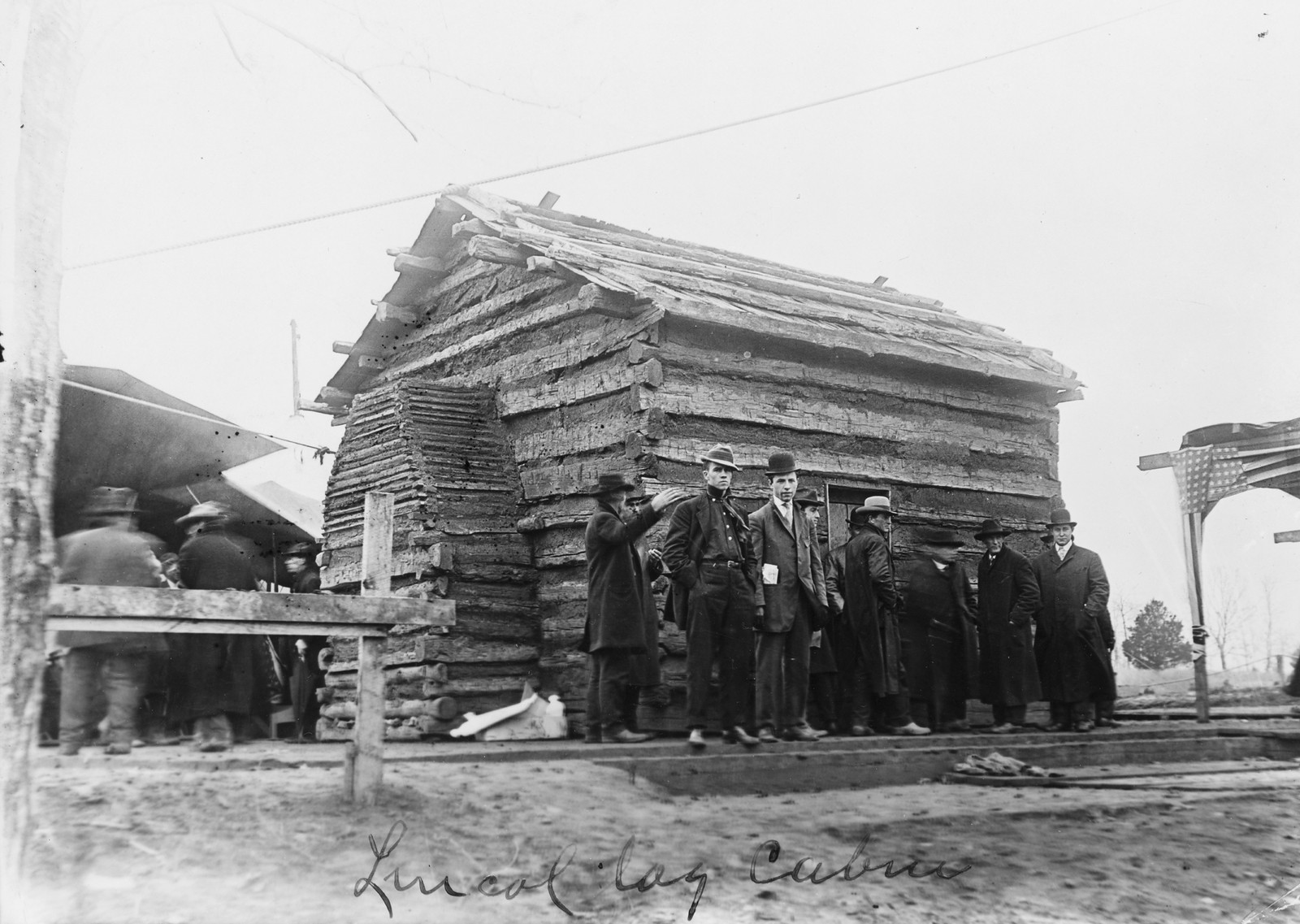 Log Cabin Of Abraham Lincoln, c. 1929 — historic photograph