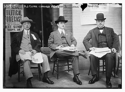 B.J. Clark, Coroner Feinberg & Judge Rosalsky