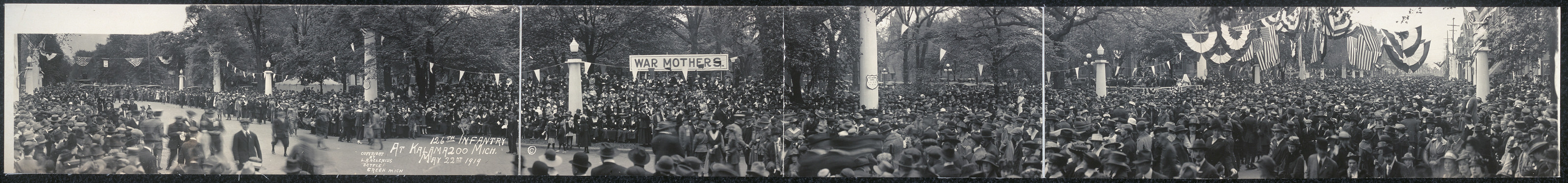 126 Infantry Kalamazoo, Michigan, 1919, 1919 — historic image