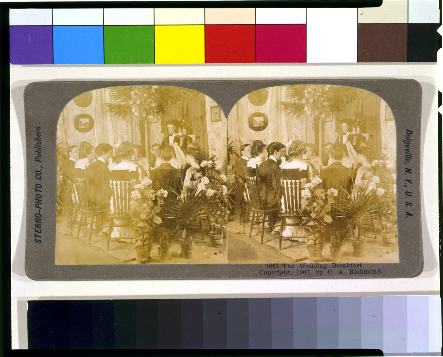 The wedding breakfast, Dolgeville, N.Y., U.S.A. : Sterro-Photo Co., publishers, c1907. — historic photograph