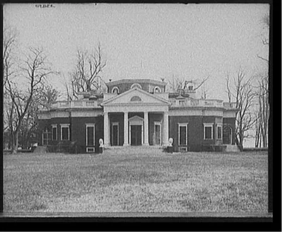 [Monticello from the north, Charlottesville, Virginia]