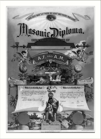Masonic diploma