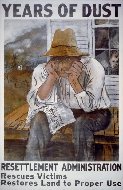 Years of dust Resettlement Administration rescues victims, restores land to proper use / Ben Shahn.