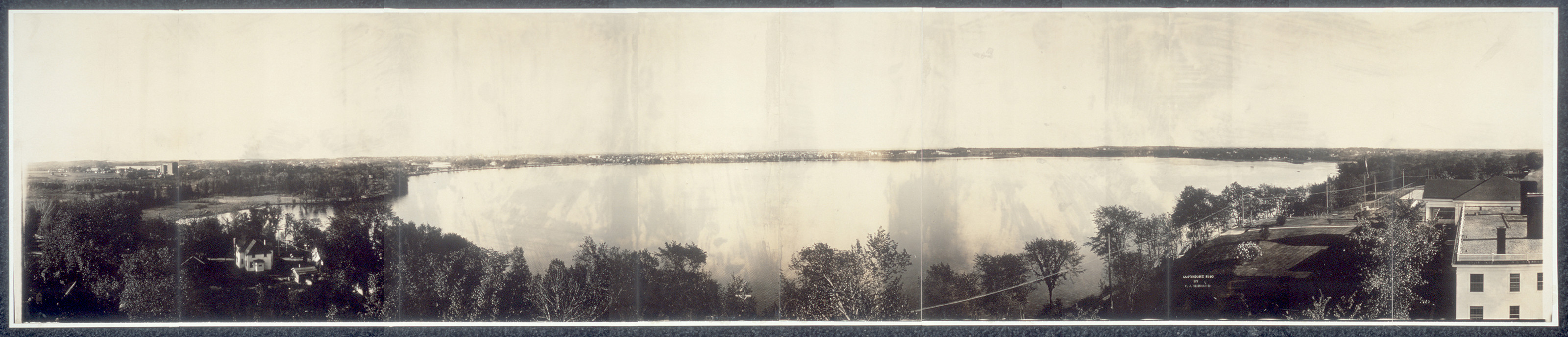 Panorama Minneapolis, Minnesota, 1910, 1910 — historic image