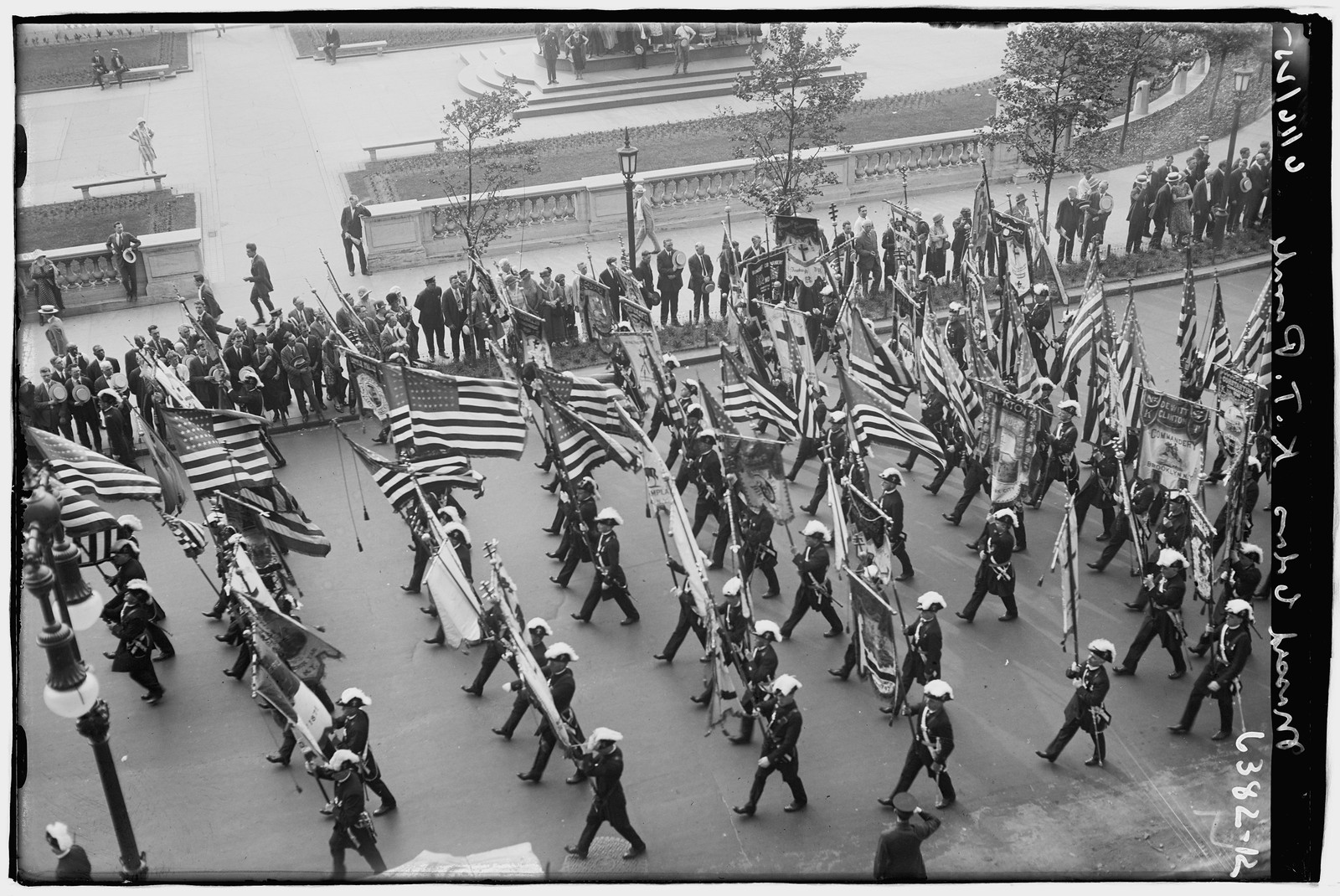 Massed colors--K.T. Parade, n/a — historic photograph