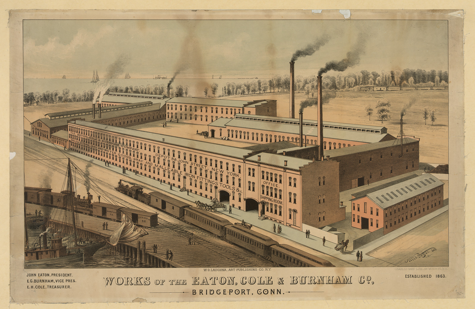 Works of the Eaton, Cole & Burnham Co., Bridgeport, Conn. — historic image