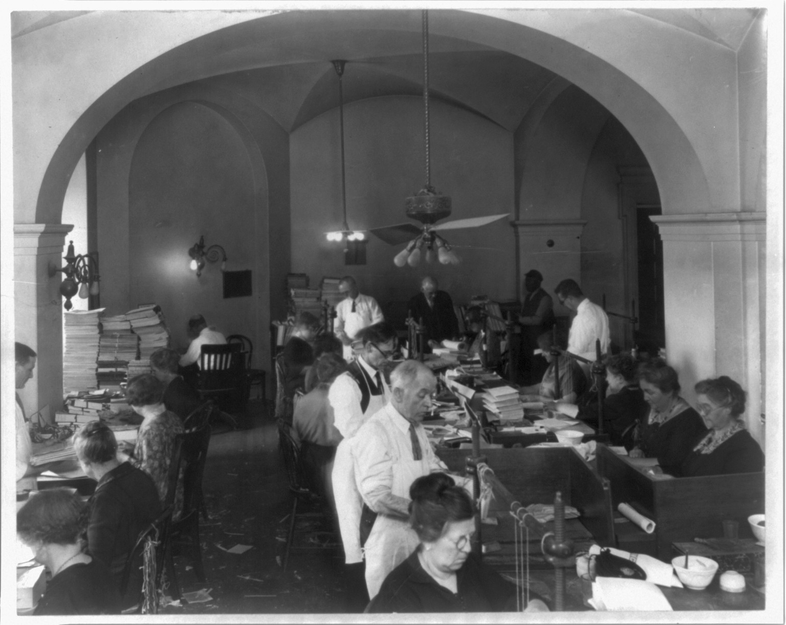 Library of Congress - Bindery — historic photograph