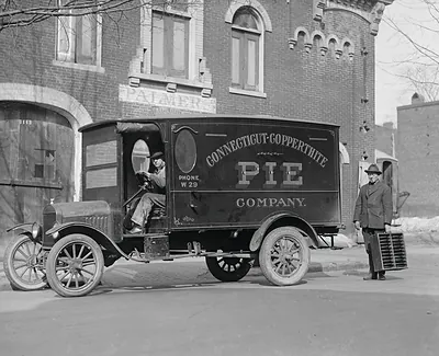 Connecticut Copperthwaite Pie Company delivery truck