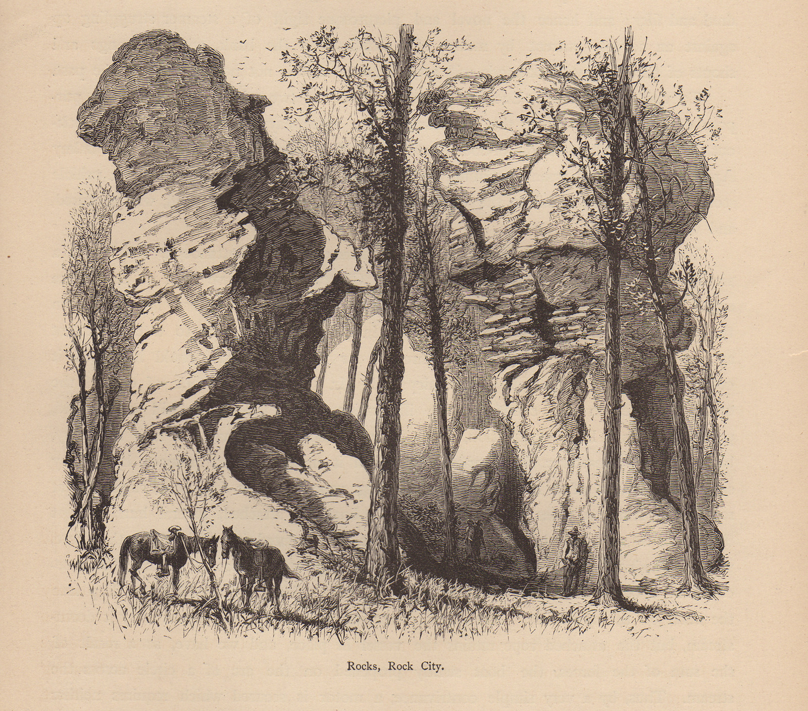 Rocks, Rock City — historic image
