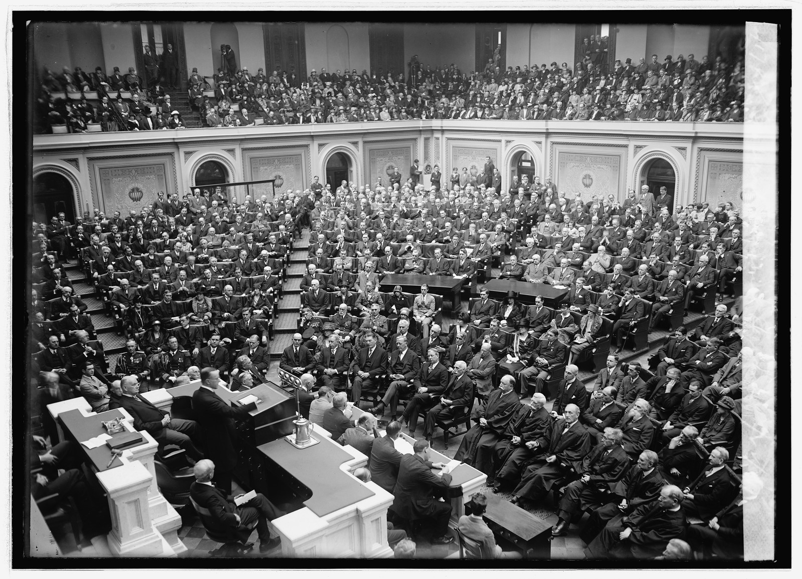 Geo. Washington Memorial exercises, [Capitol, Washington, D.C.], 2/22/27, [19]27 February 22. — historic photograph