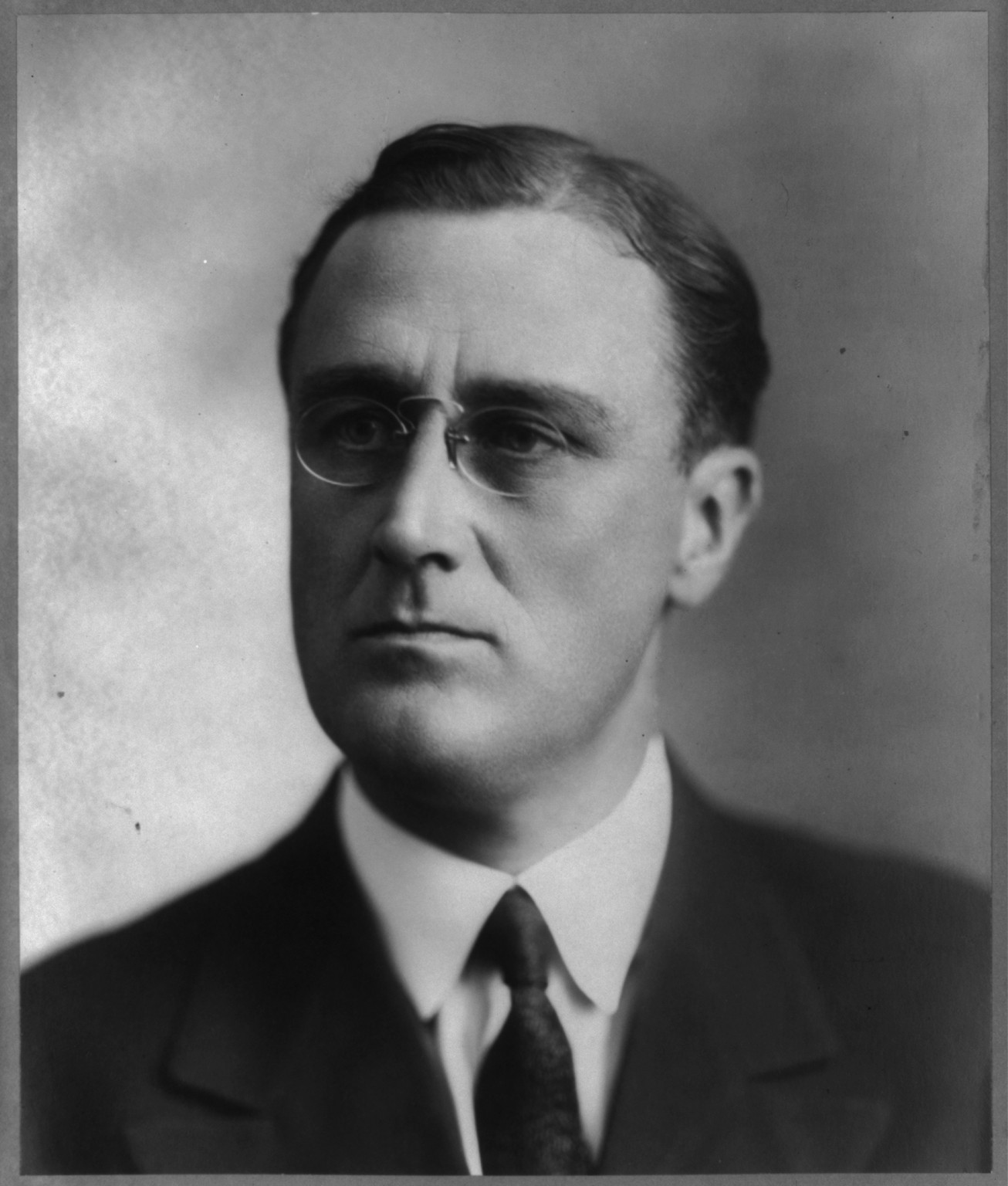 [Franklin Delano Roosevelt, head-and-shoulders portrait, facing slightly left], c1920. — historic photograph