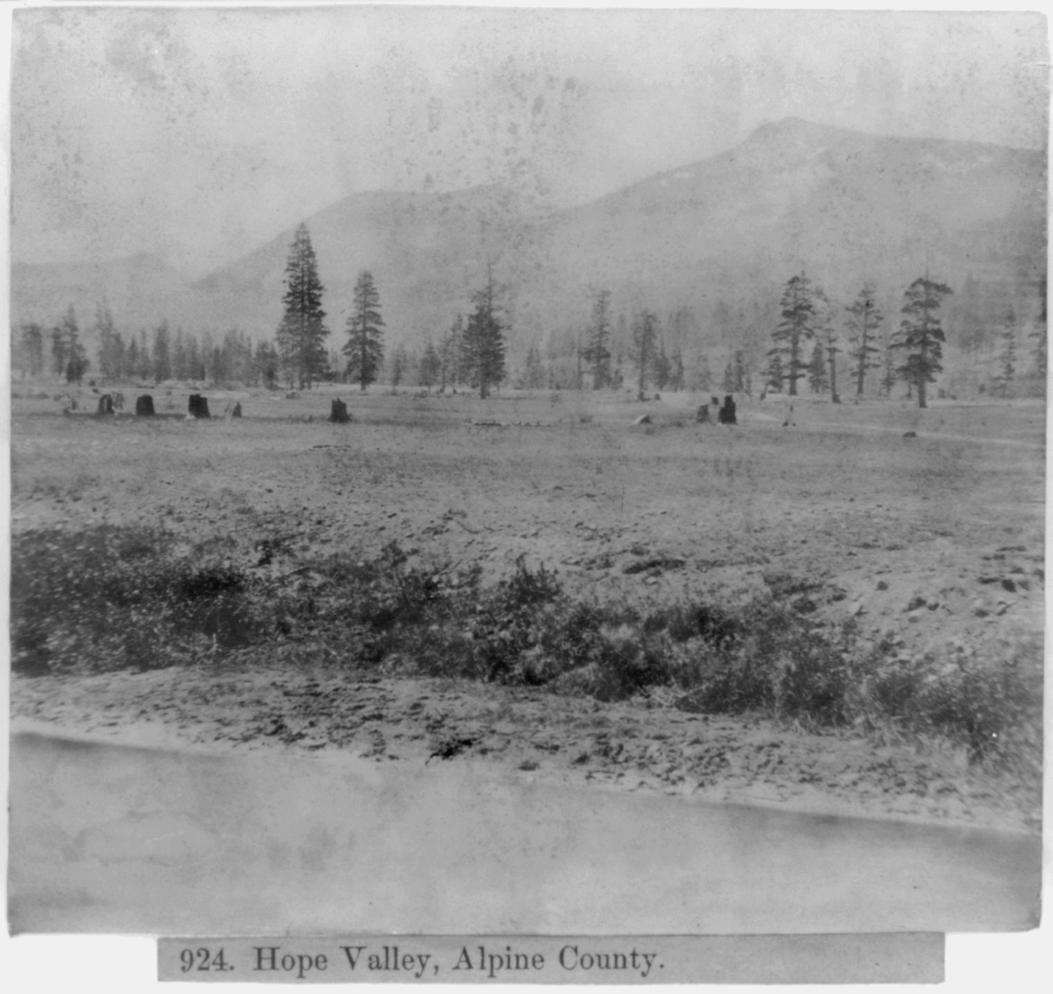 Hope Valley, Alpine County, [published 1866] — historic photograph