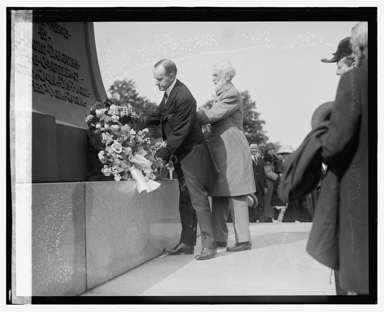 Coolidge at Arlington, [5/25/24], [1924 May 25] — historic photograph