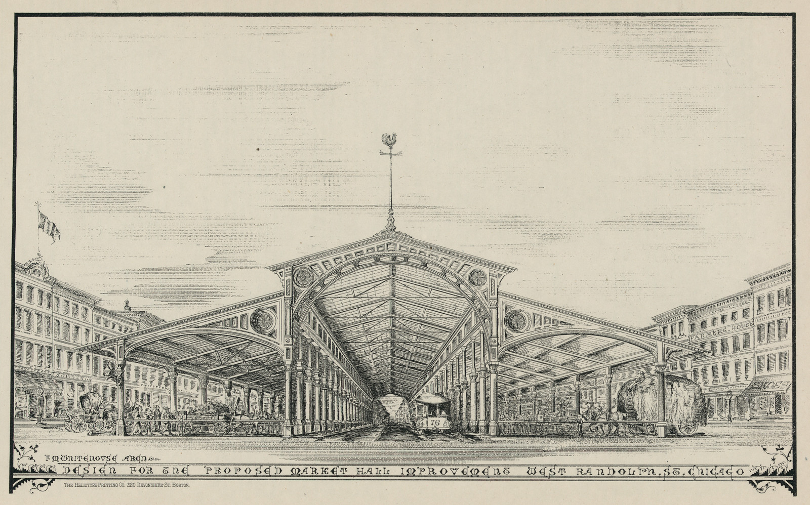Designfortheproposedmarkethall — historic image