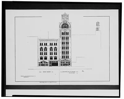 [Strand Theatre and Proctor's Palace Theatre, Market between Washington and Helsey Streets, Newark, New Jersey] / AFD 1916.