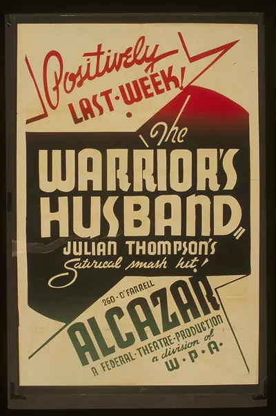 The warriors husband Julian Thompsons satirical smash hit Positively last week!