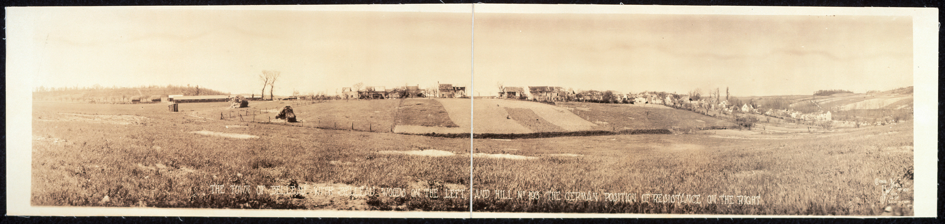 Town of Belleau, France, 1918, 1918 — historic image