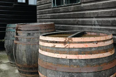 Old Time Cider Barrels