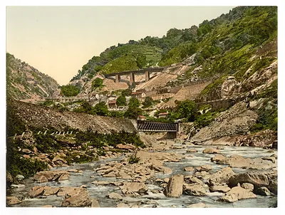 Biaschina St. Gotthard Railway Switzerland