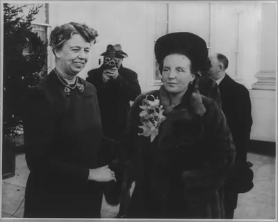 Eleanor Roosevelt and Queen Wilhelmina