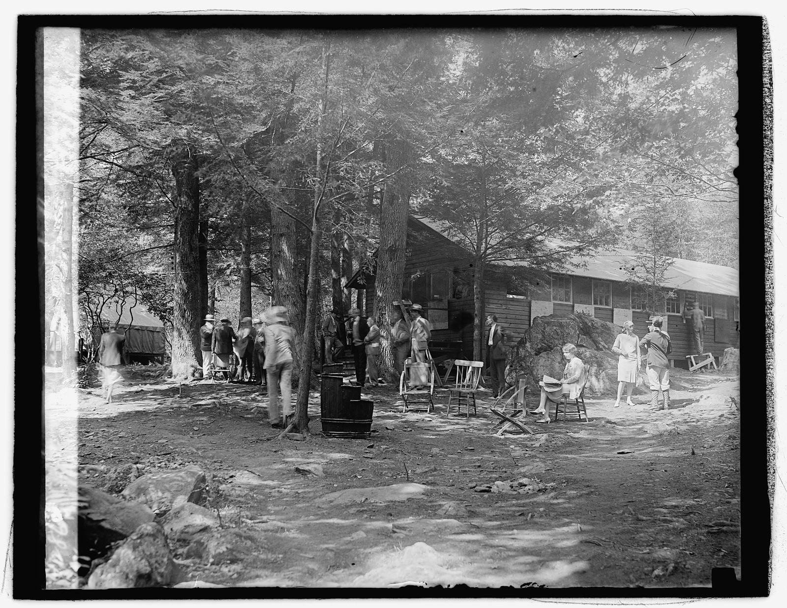 Hoover camp on the Rapidan, 8/17/29, [19]29 August 17. — historic photograph