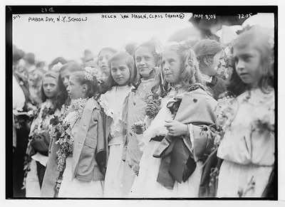 Helen van Hagen, Class orator, Arbor Day, N.Y. Public Schools, New York