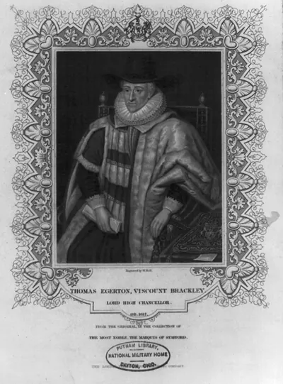 Thomas Egerton, Baron Ellsware and Viscount Brackley, 1540?-1617