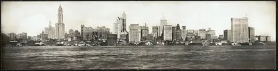 New York skyline, 1911