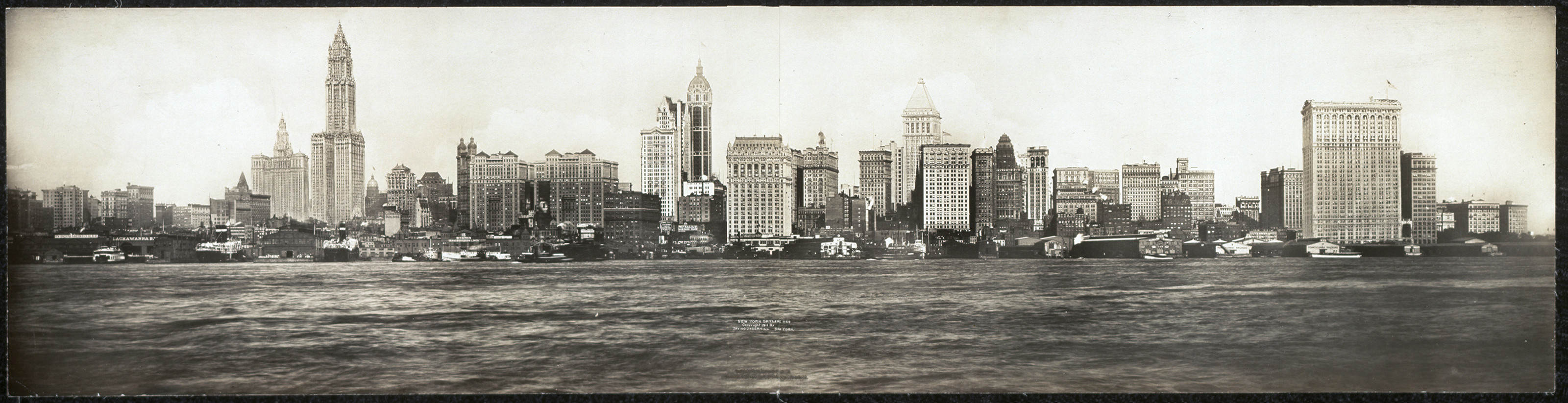 New York skyline, 1911, 1911 — historic image