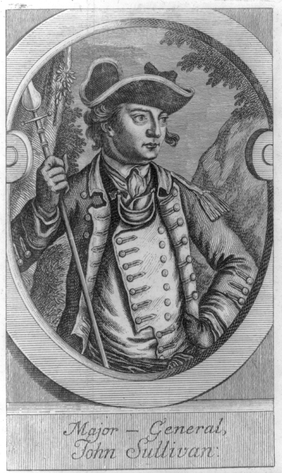 Major general John Sullivan — historic print