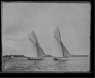 Mayflower [and] Galatea, the start