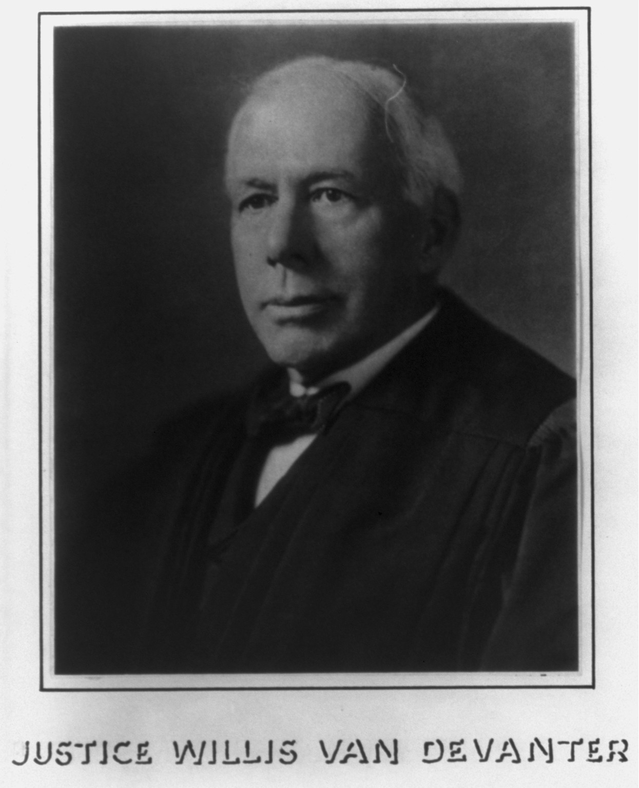 Willis Van Devanter, 1859-1941, [no date recorded on caption card] — historic print