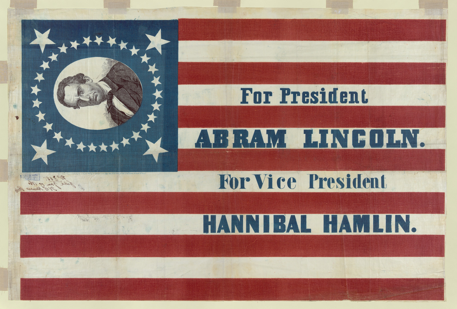 For President, Abra[ha]m Lincoln, c. 1860 — historic print