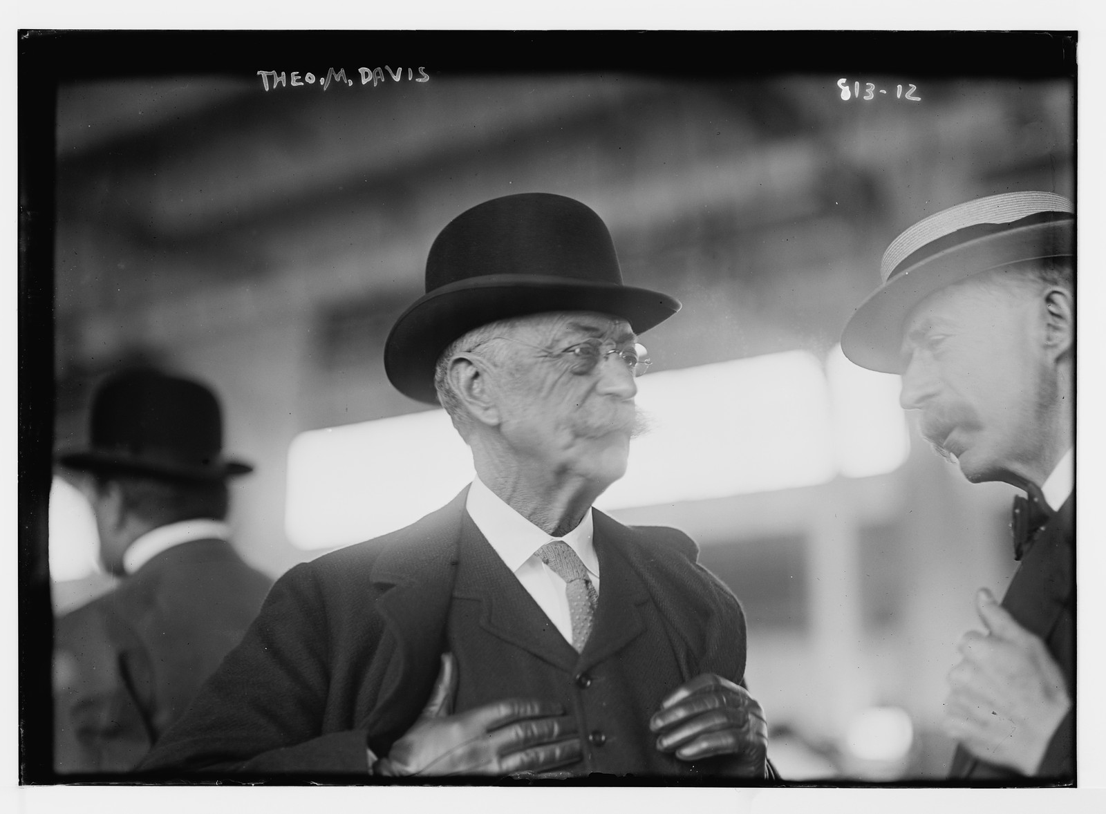 Theo. M. Davis, with unidentified gentleman, n/a — historic photograph