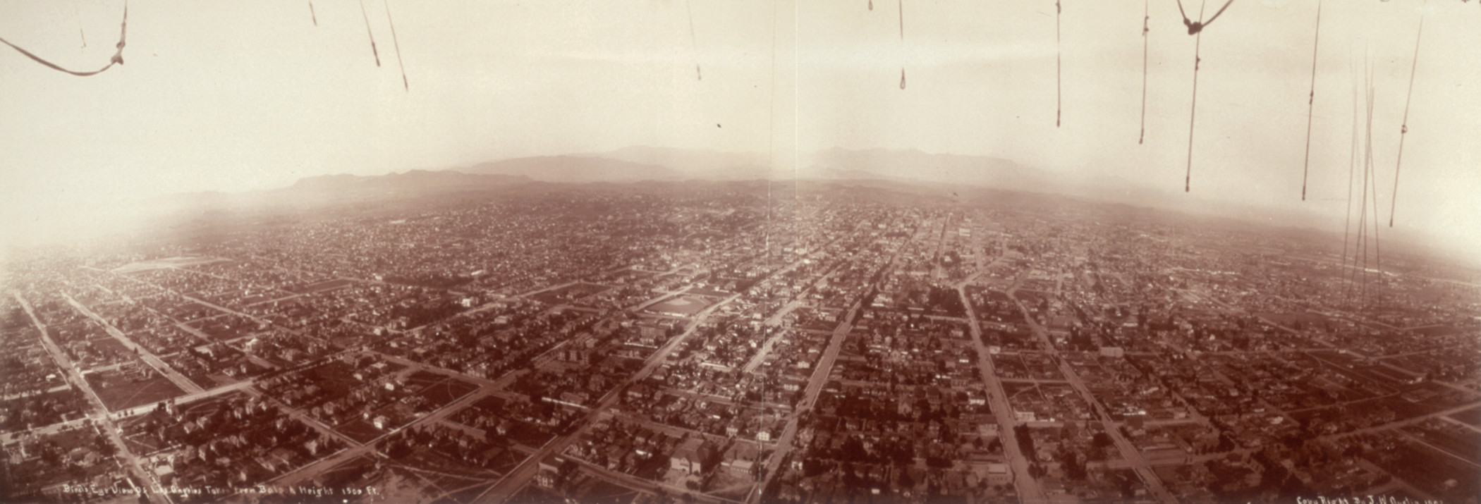 balloon los angeles — historic image