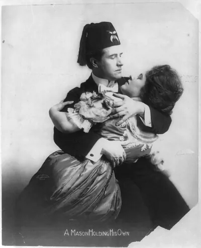 A Mason holding his own