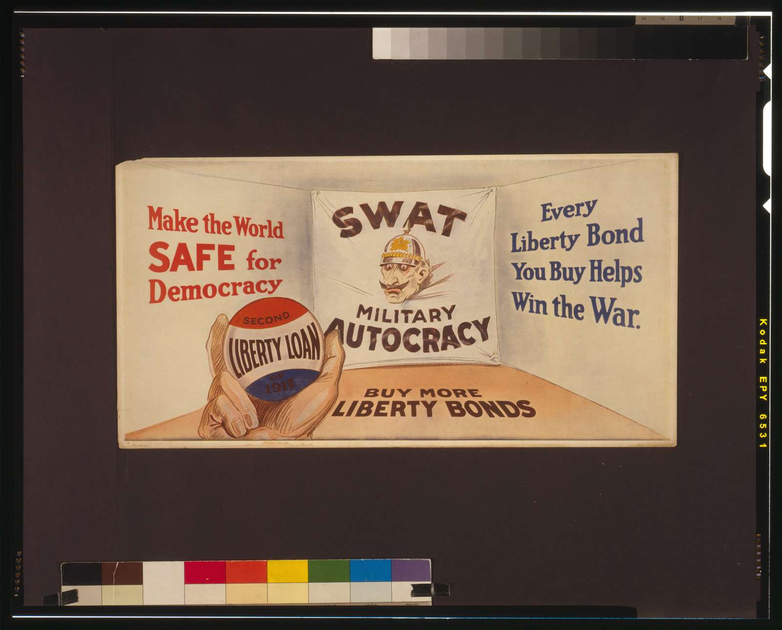 Make the world safe for democracy Every Liberty Bond you buy helps win the war : Buy more Liberty Bonds., [1917] — vintage poster